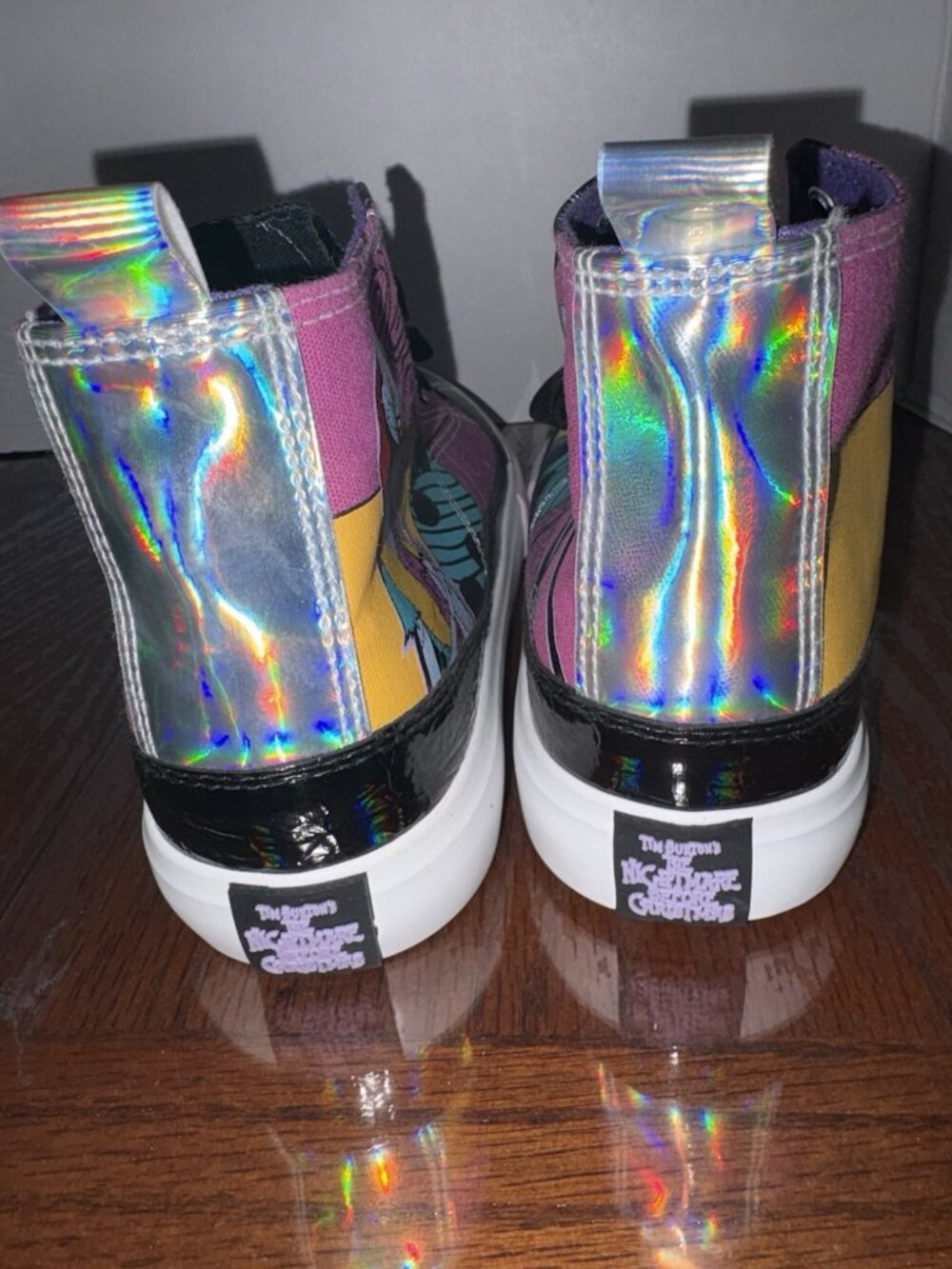 Disney Nightmare Before Christmas Ground Up High Top Sneaker Women Size 6 New - Picture 7 of 9